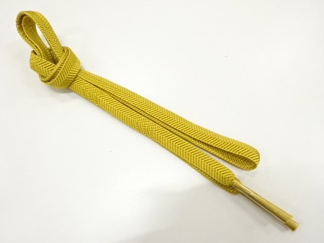 JAPANESE KIMONO / UNUSED HAND-TIED OBIJIME CORD / SILK